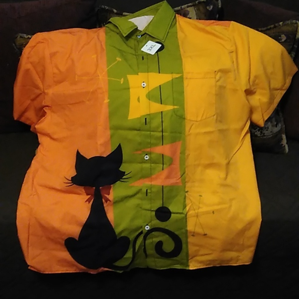 Galactic Skies Cat Shirt